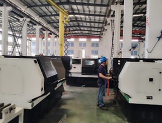 大口徑截止閥生產(chǎn)線